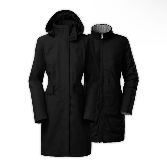 North Face Women’s Black 3 in 1 Convertible Triclimate Suzanne Coat Jacket - Picture 5 of 16
